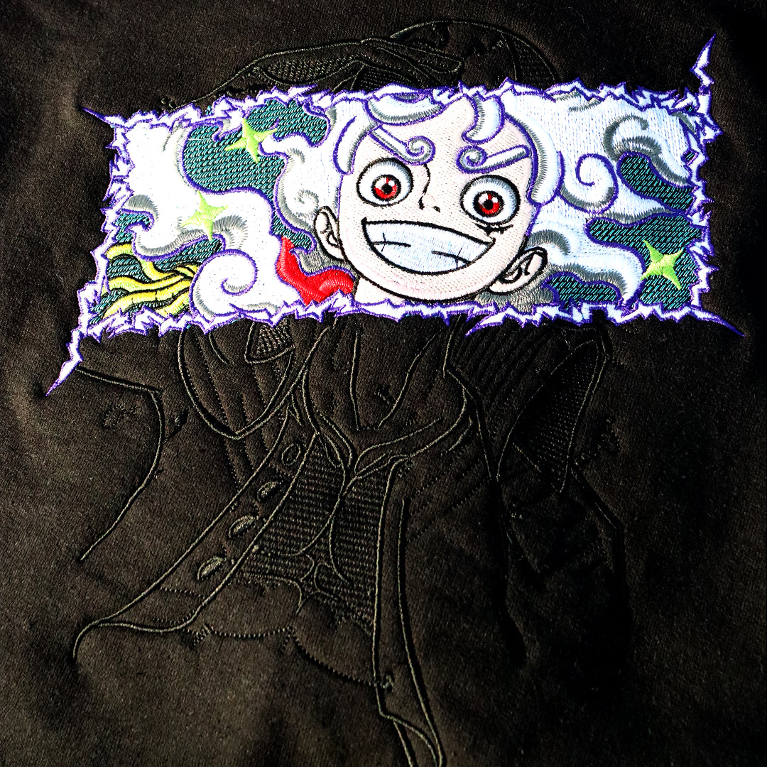 B/B Gear 5 Luffy Embroidery Hoodie