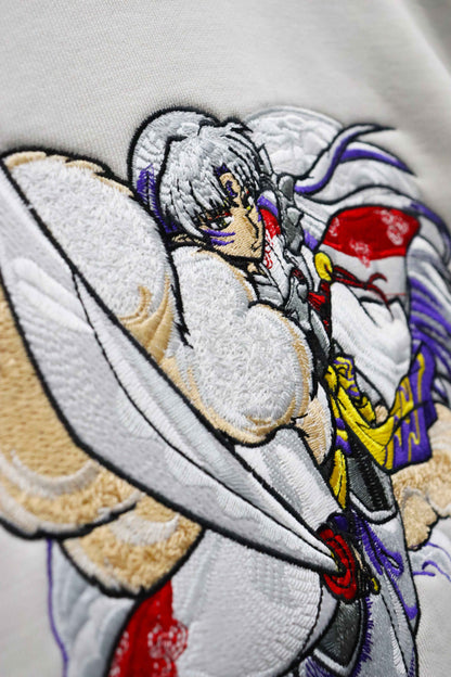 Sesshomaru Embroidery Hoodie