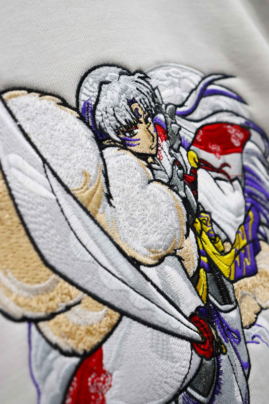 Sesshomaru Embroidery Hoodie