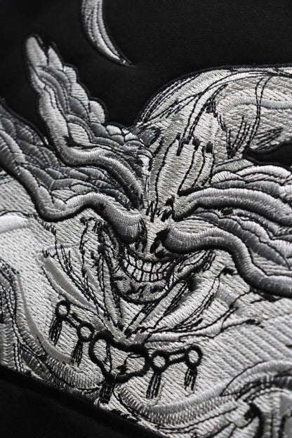 Divine General Embroidery Hoodie