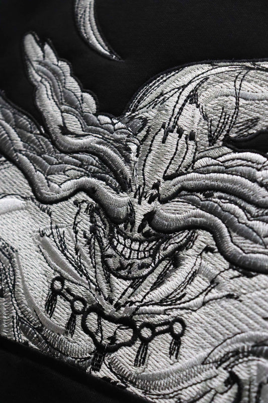 Divine General Embroidery Hoodie