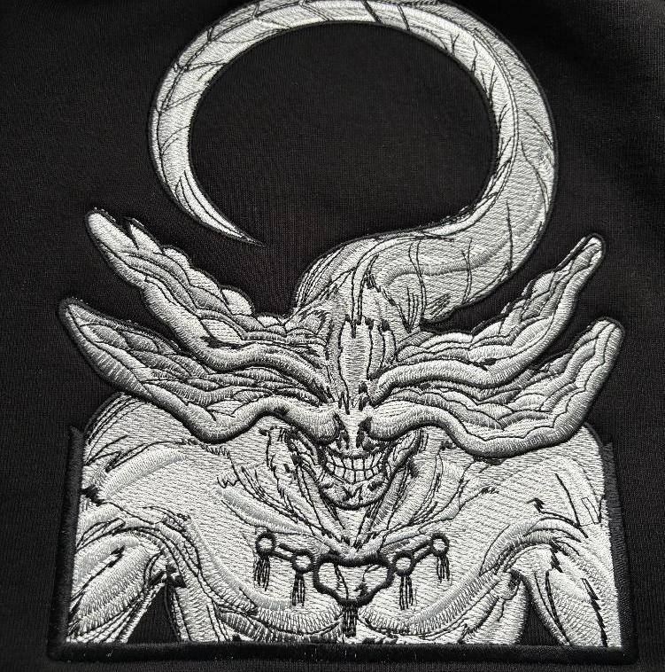 Mahoraga Embroidery Hoodie