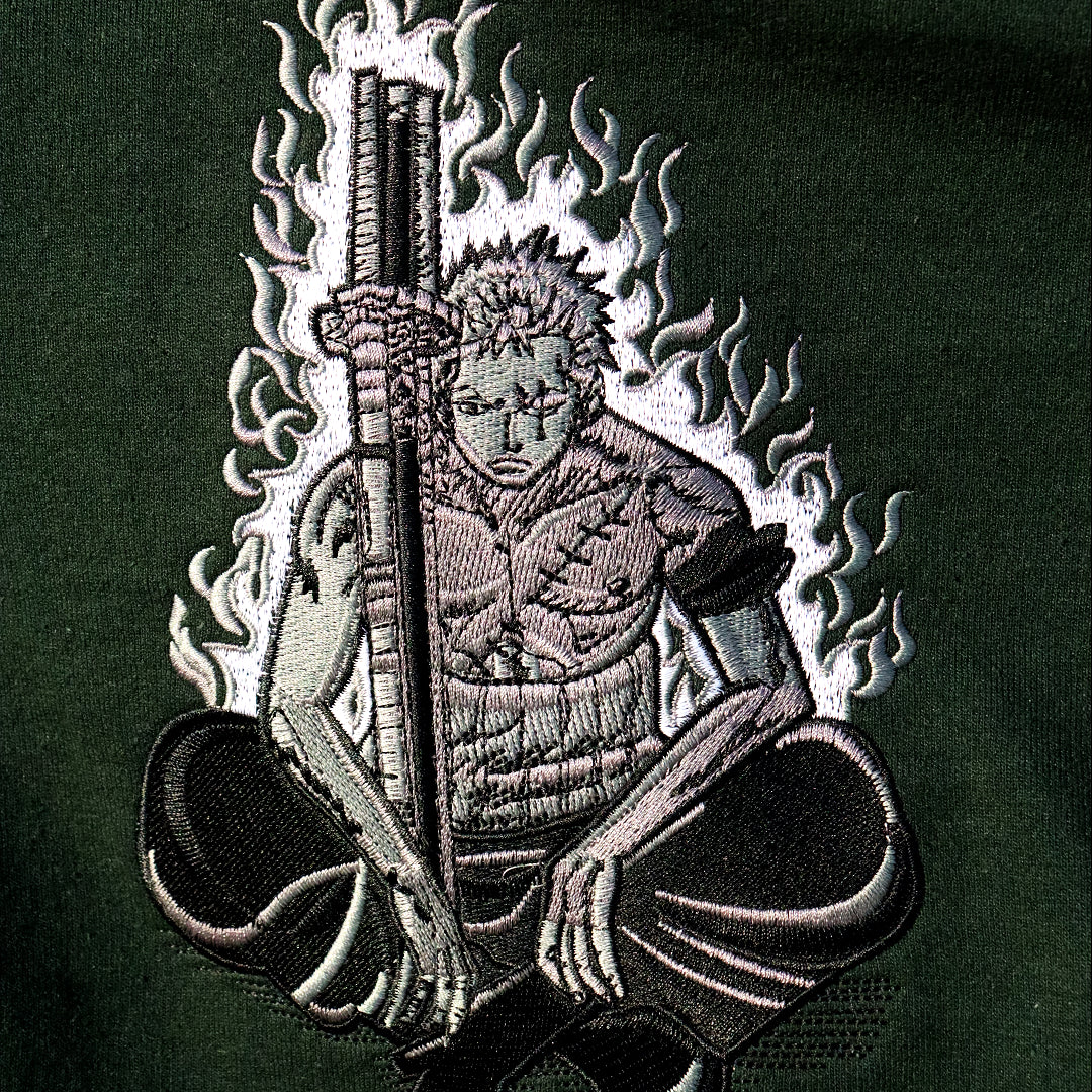 Zoro Embroidery Hoodie