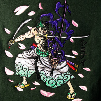 Pirate Hunter Embroidery Hoodie